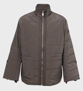 Parisi Stand Collar Bomber Jacket