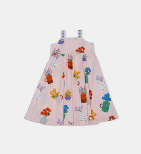 Girl Happy Rainbow Printed Dress