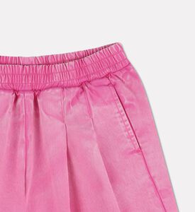 DKNY Elastic Waistband Slip Pockets Shorts, Pink, 4y, Packshot View