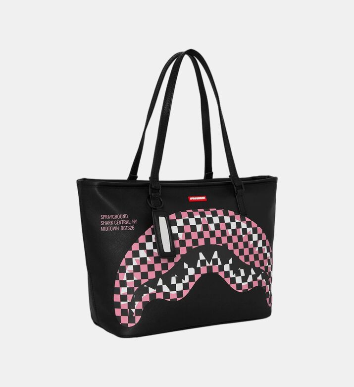 Breakup Check Sorbet Tote Bag