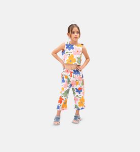 Maxi Flowers Rela Top Pants Set