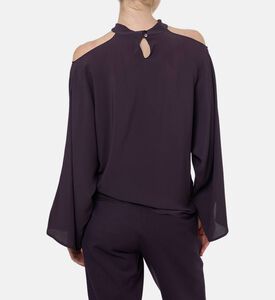 Federica Tosi Cut-out Detail Long-sleeve Top, Model View