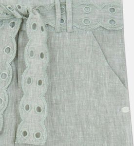 بنطال واسع برباط عند الخصر للبنات