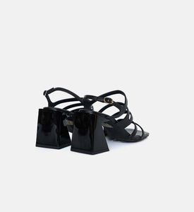 Aubrey High-heel Leather Sandals