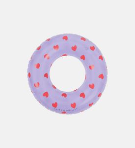 عوامة سباحة بطبعات قلوب