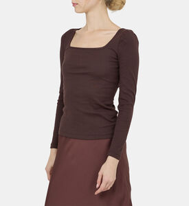 بلوزة أوبرا بأكمام طويلة