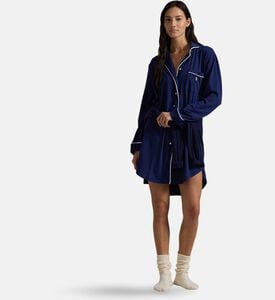 Polo by Ralph Lauren Sleepshirt, Dark-blue, L, Model View