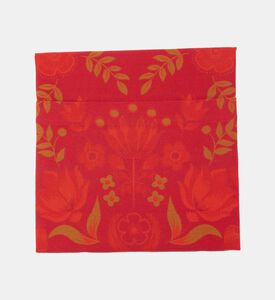 Jacquard Feerie Cotton Apron, Red, Packshot View