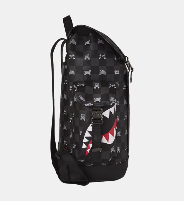 Sprayground Peeking Check Savage Backpack, Packshot View