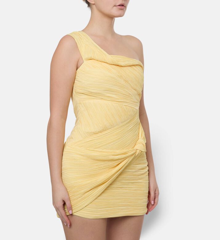 Cult Gaia Off-shoulder Sleeveless Mini Dress, Model View