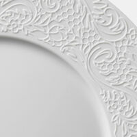 L Couture Wide Rim Dinner Plates - 28 Cm