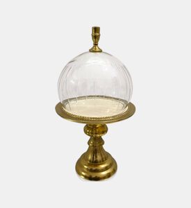 غطاء زجاجي دائري ألومنيوم