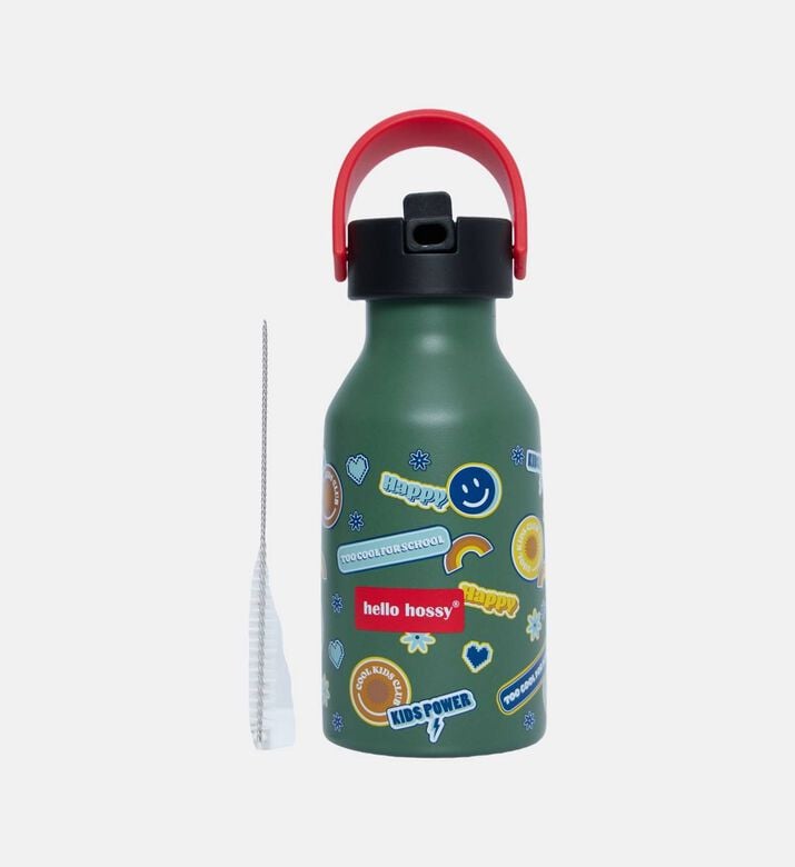 Hello Hossy Smiley Printed Water Bottle, Packshot View