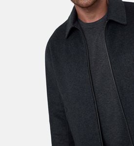 Vince Zip Fastening Long-sleeve Jacket, Model View