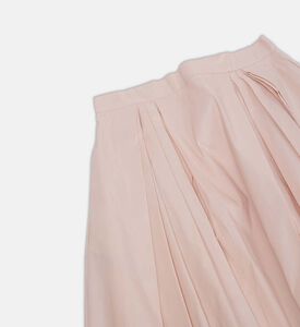 Pleated Flared Skirt