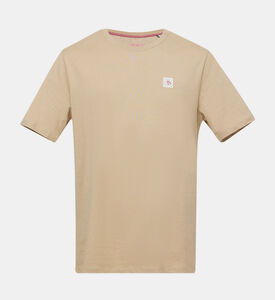 Cotton Logo-badge Short Sleeve T-shirt