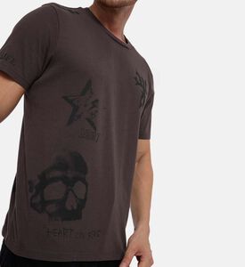 Zadig et Voltaire Cotton Crewneck Short-sleeve T-shirt, Model View