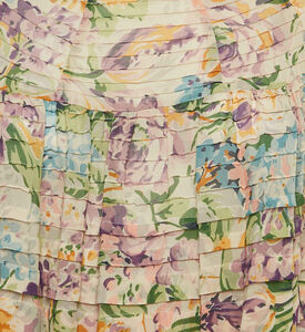 Zimmerman Floral Crepe Print Pintuck Detail Short Dress, Packshot View Zimmerman Floral Crepe Print Pintuck Detail Short Dress, Packshot View