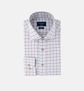 قميص ميلانج بأزرار على لوحة النافذة