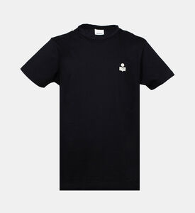 تيشيرت قطن بأكمام قصيرة