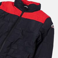Spray Down Quilted Color-block Jacket