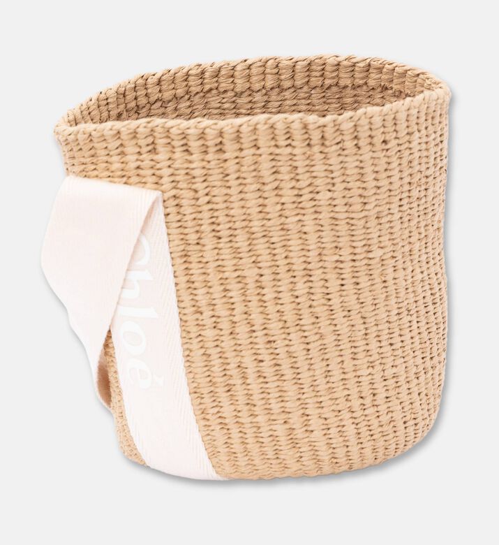 Chloe Woody Raffia Bucket Bag, Packshot View