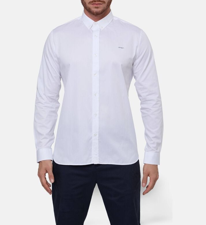 Maison Labiche Button-down Short-sleeve Shirt, Model View