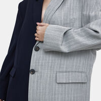 Zelda Two-tone Oversized Blazer