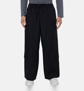 Y-3 Drawstring Waist Wide-leg Pants, Model View
