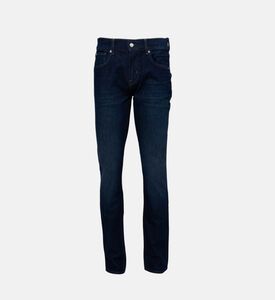 Straight Slim-fit Cotton Jeans