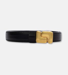Soeur Ninon Mini Slim Belt, Black, 80, Packshot View