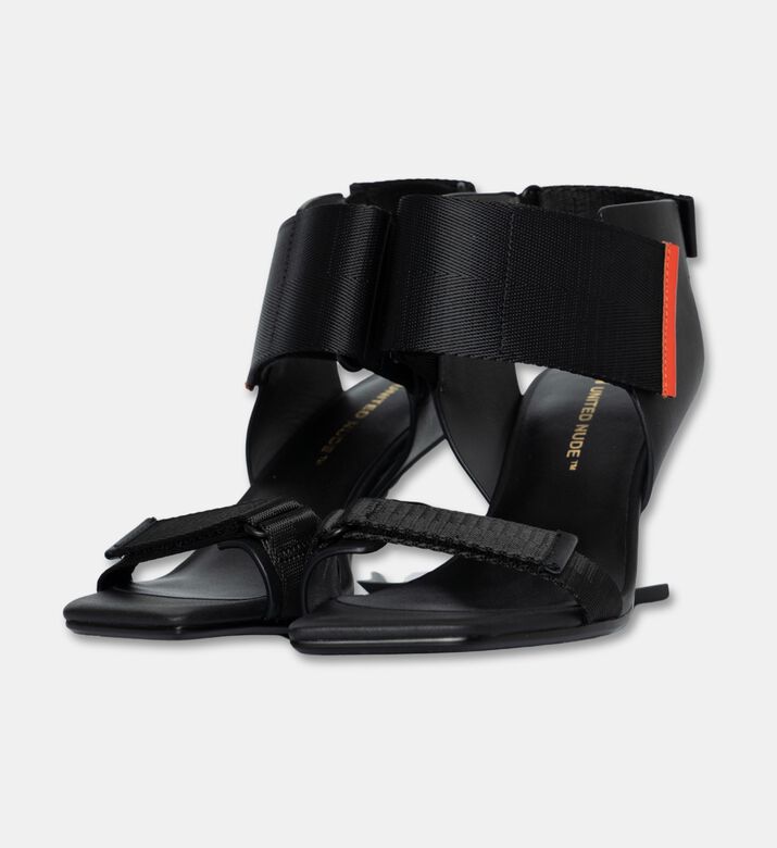 UN United Nude Cow Leather Reflective Inlays Heel, Black, Eu-40, Packshot View