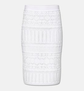 Luisa Spagnoli Skirt Castell, White, M, Packshot View