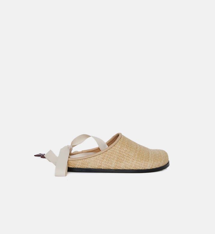 Oliver Ankle Ties Flat Mules