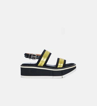 Leather Platform Sandals