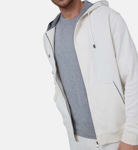 Technical Fabric Zip-up Closure Jacket