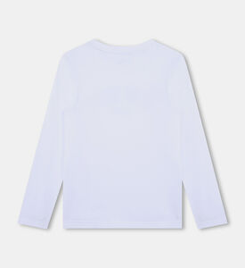 Cotton Jersey Illustration Long-sleeved T-shirt