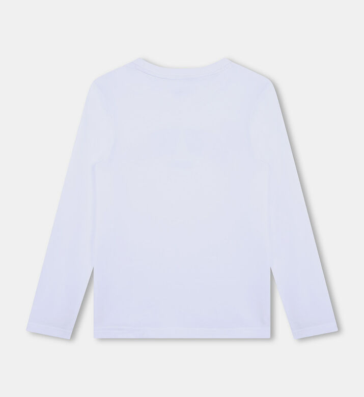 Cotton Jersey Illustration Long-sleeved T-shirt