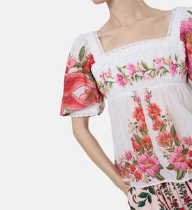 Summer Fruit Puff Sleeve Blouse Summer Fruit Puff Sleeve Blouse