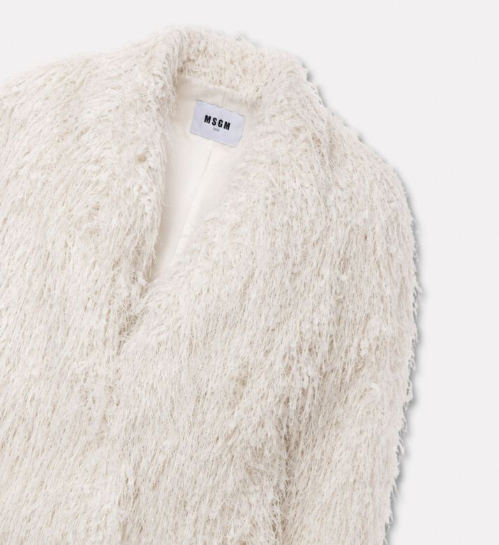MSGM Shaggy Faux Fur Jacket, Packshot View