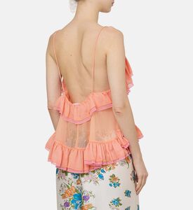 بلوزة كيارا بتفاصيل كشكشة