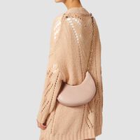 To The Moon And Red Shoulder Bag