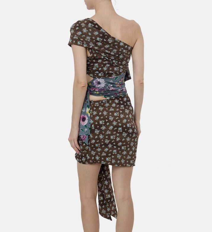 Floral-print Mini Dress Floral-print Mini Dress