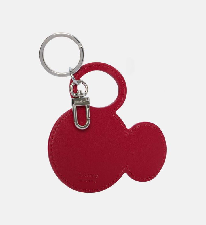 Leather Mickey Mouse Keychain