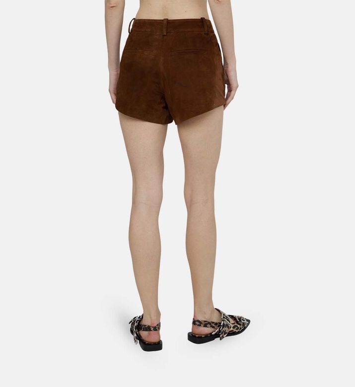 Siddy Suede Leather Shorts