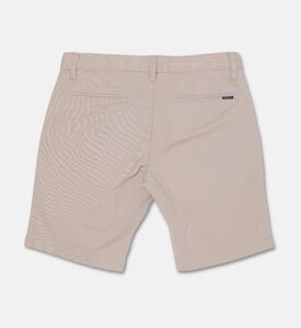 Embroidered Logo Chino Shorts