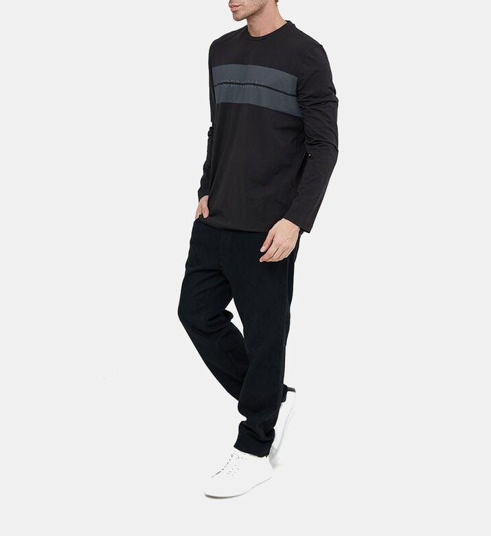 Cotton Contrasted Stripes T-shirt