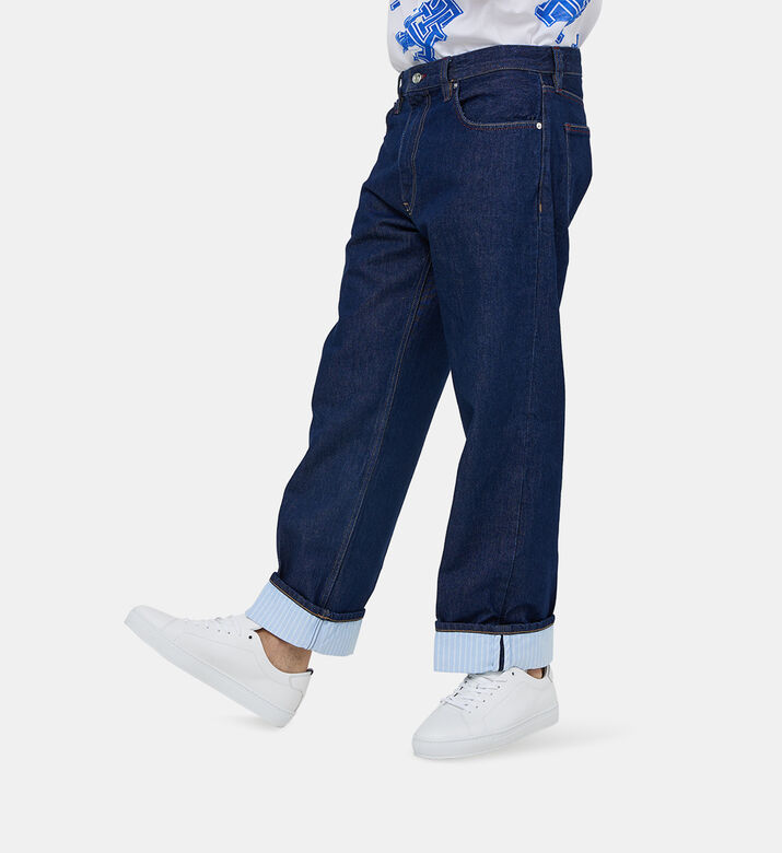 Organic Cotton Relaxed Turn-up Jeans Organic Cotton Relaxed Turn-up Jeans
