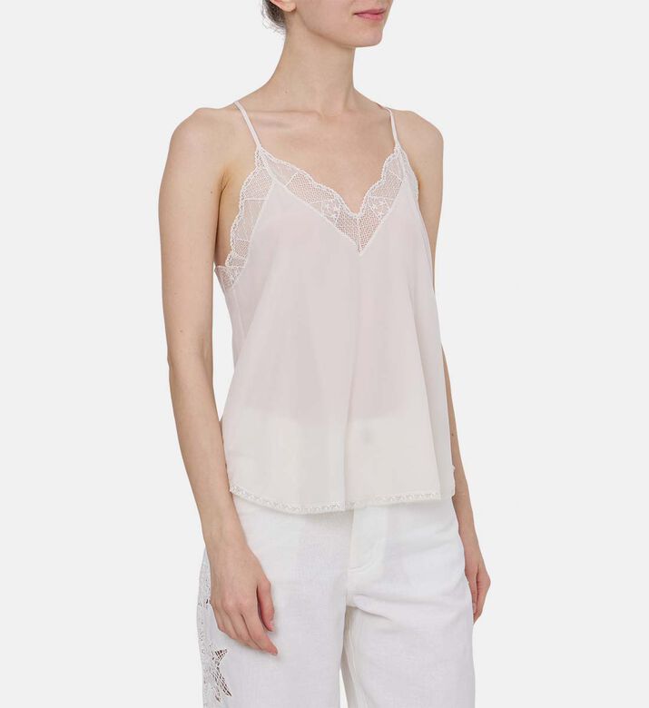 Christy Lace-accents Sleeveless Dress