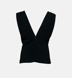 كريب كادي بلوزة بلا أكمام